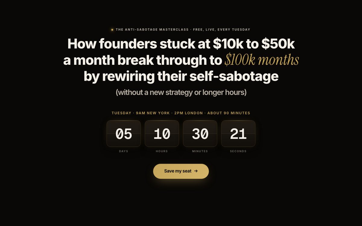 Registration page preview