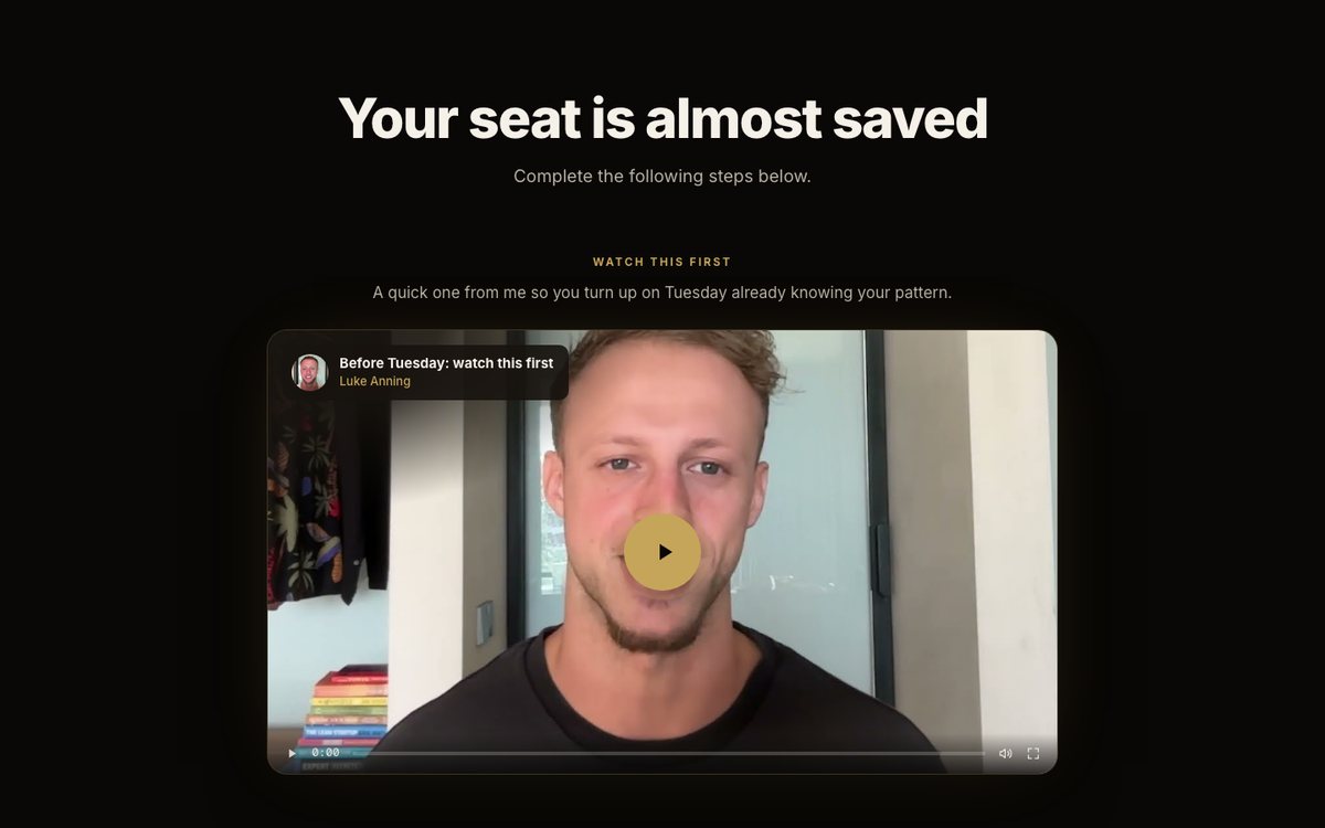 Thank-you page preview
